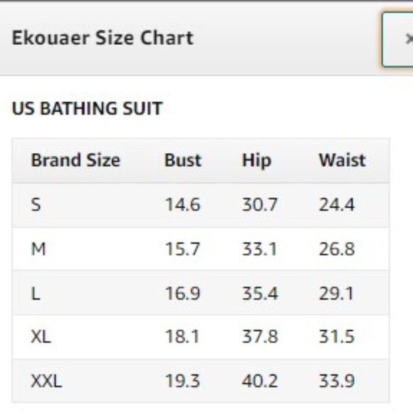 Ekouaer Women's Orange One Piece Swimsuit size XXL NWT - Picture 11 of 11